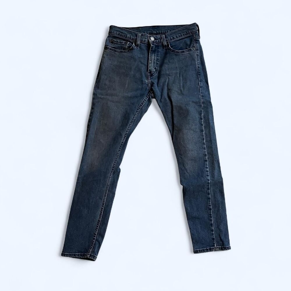Levi-s Men's Blue and Navy Jeans